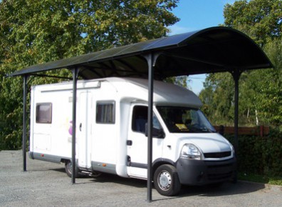 carport camping-car métallique